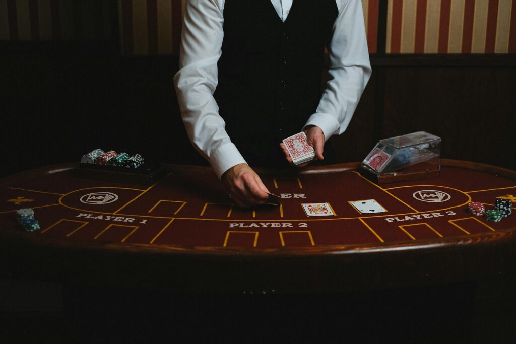 Blackjack Dealer Tisch Casino Don Johnson 15 Millionen