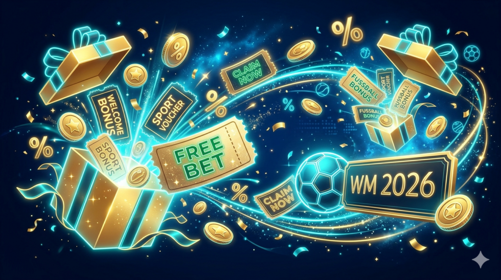 WM 2026 Bonus und Gratiswetten - Free Bet Tickets und Geschenkboxen